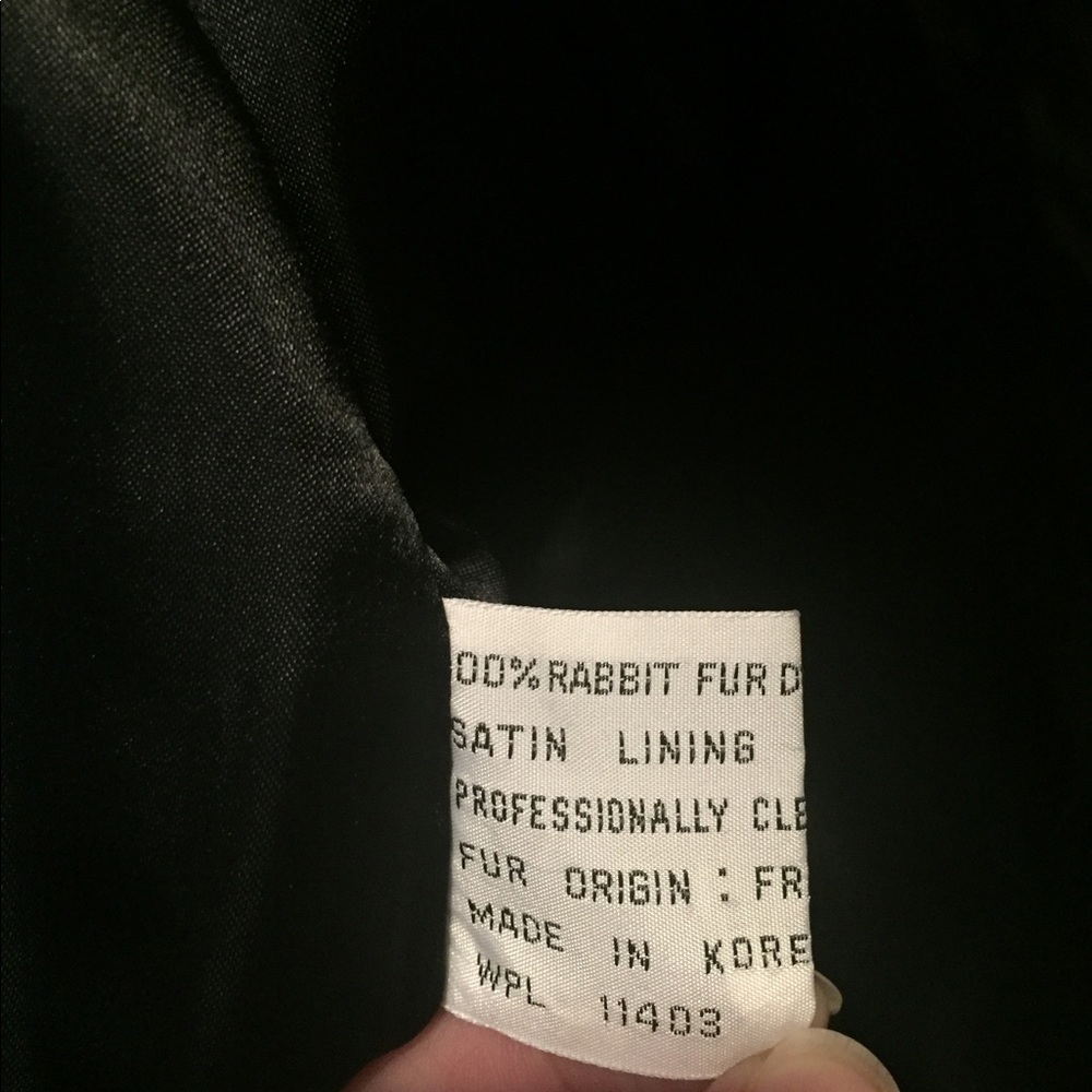 Authentic Rabbit Fur Coat - Picture 6 of 8